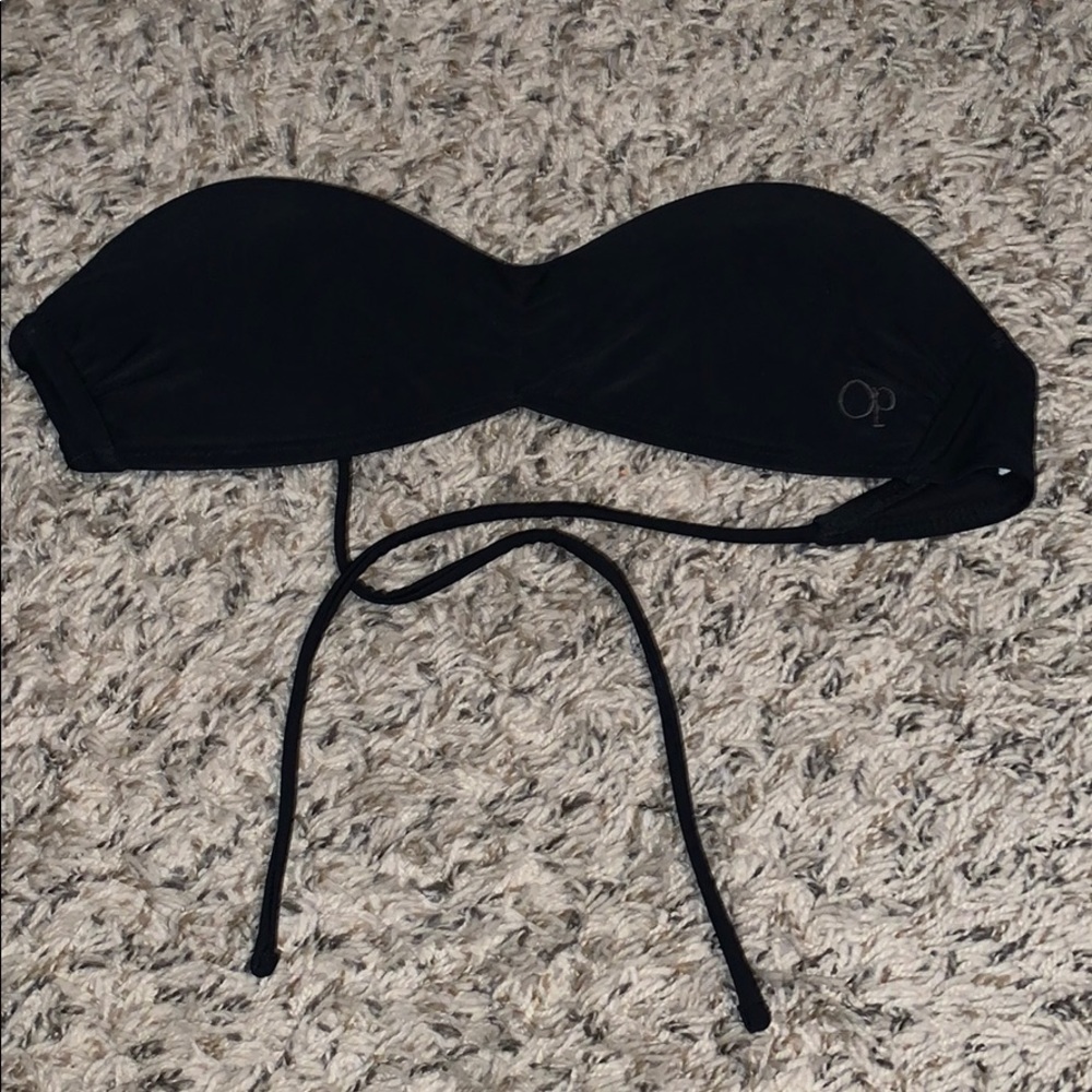 Strapless swim suit top